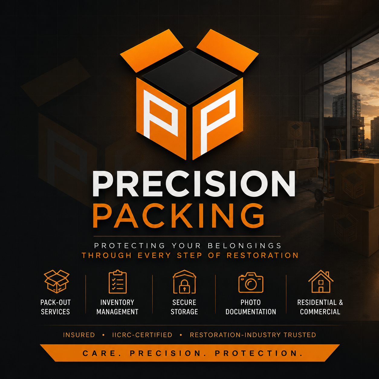 Precision Packing logo