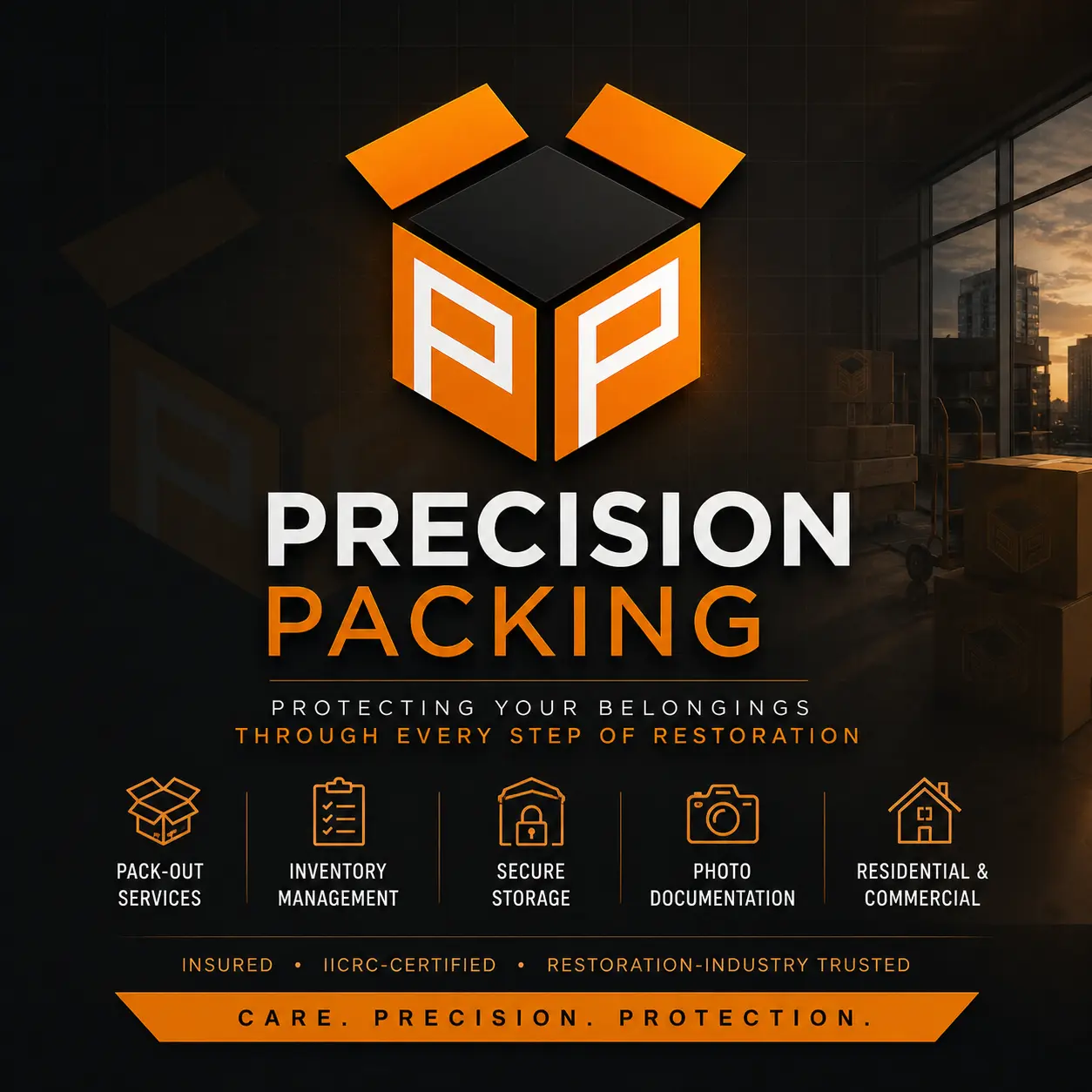 Precision Packing logo